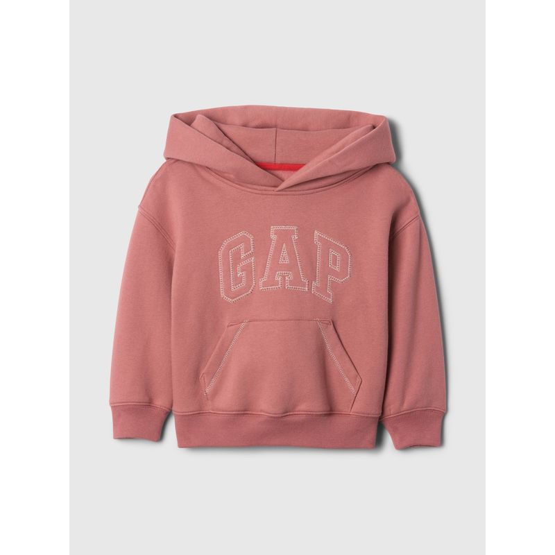 GAP - Polerón Toddler Niño Logo Vintage Sin Cierre Rosado Gap