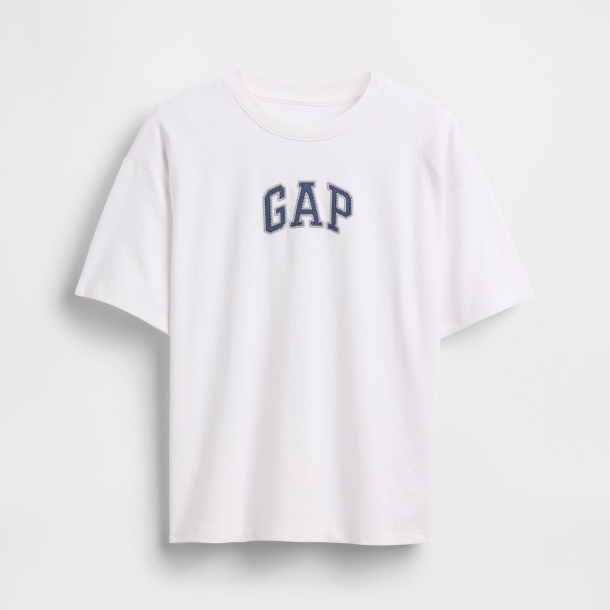 GAP - Polera Niño Gap Logo Original Manga Corta Blanco