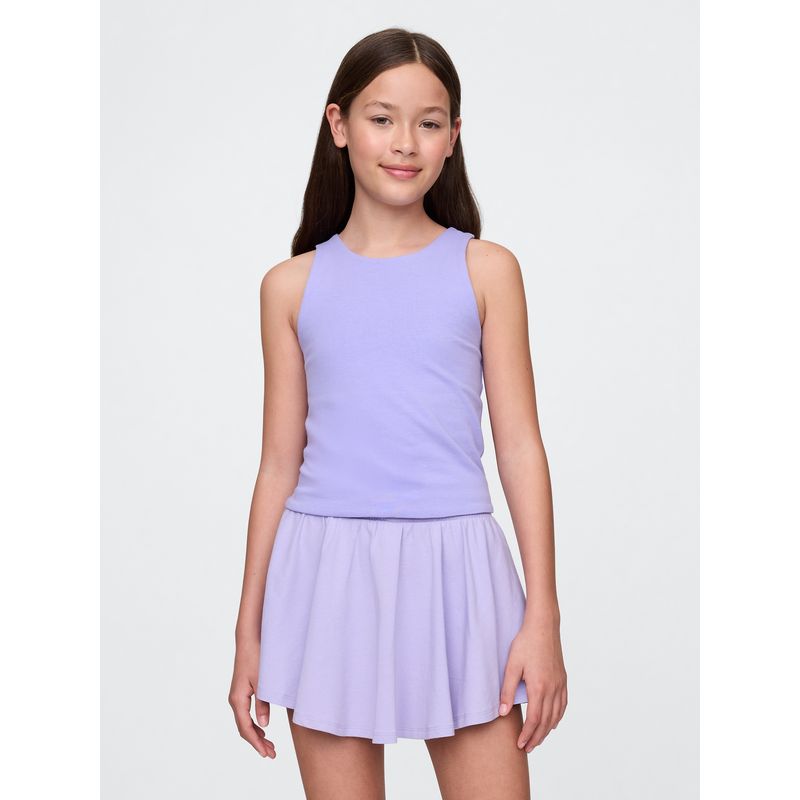 GAP - Polera Niña Shrunken Sin Manga Morado Gap
