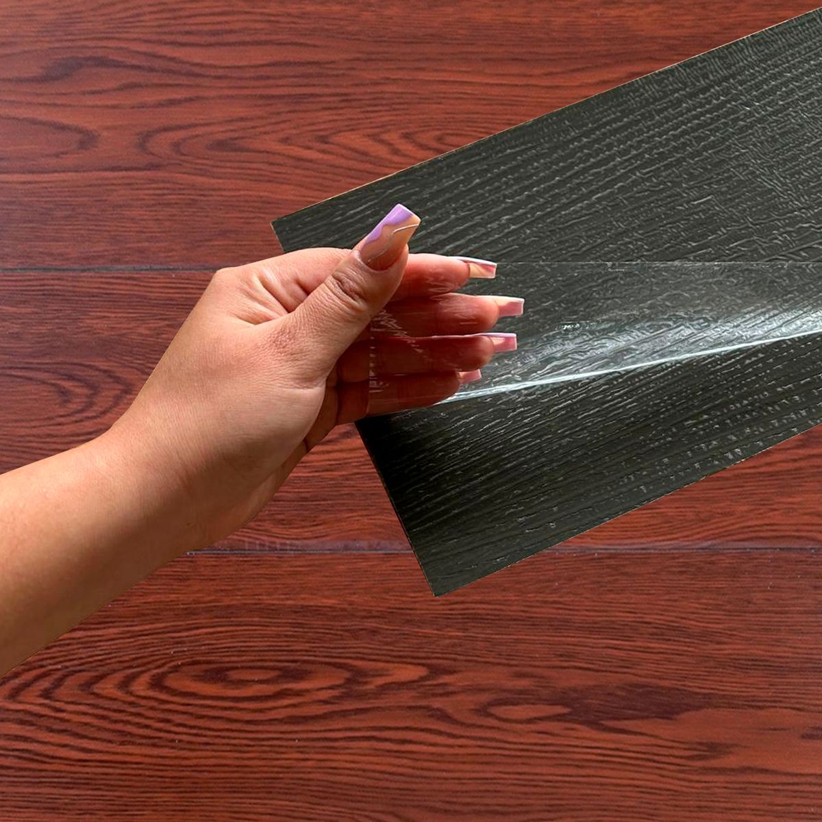 JOYTEK - Piso Vinílico Rectangular Autoadhesivo 012 Cubre 5 m2 Caja 36 Uni 91x15 cm