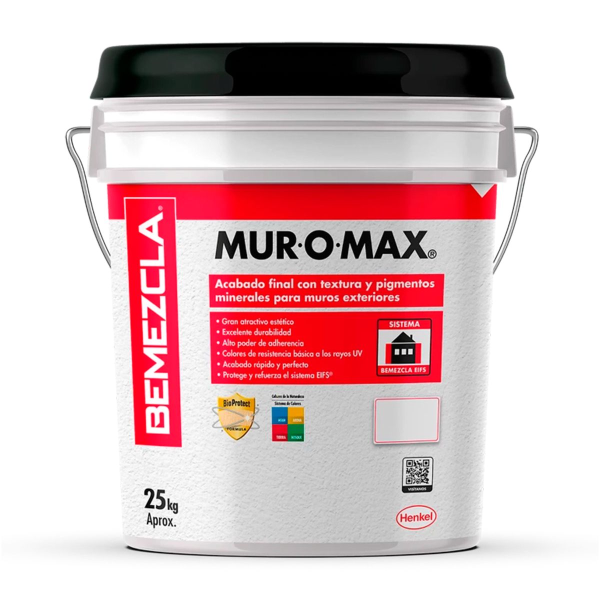 HENKEL - BEMEZCLA MUROMAX - Pintura Primer Blanca Tineta 25Kg