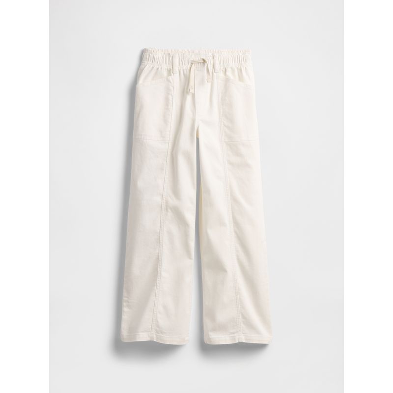 GAP - Jeans Niña Wide-Leg Blanco Gap