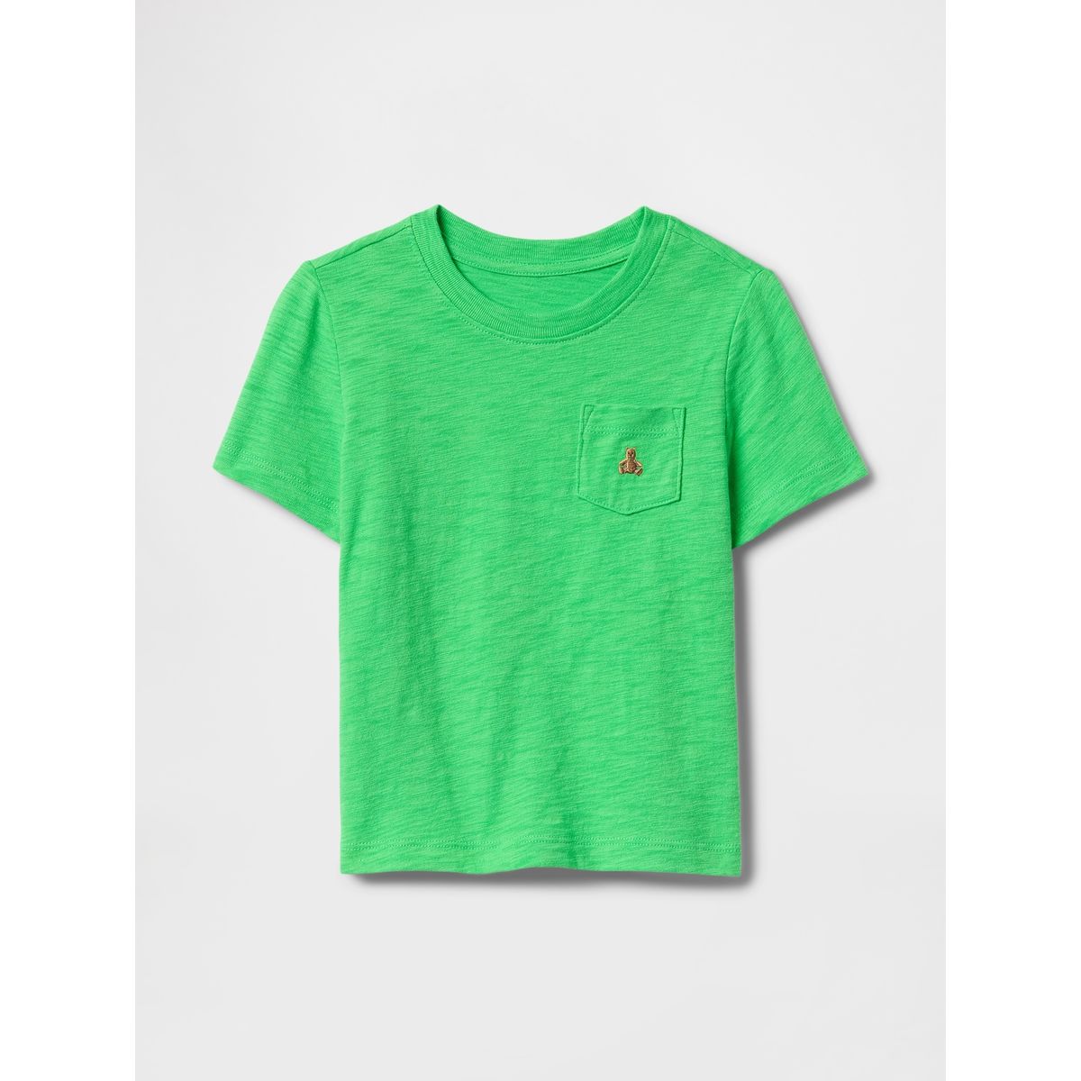 GAP - Polera Toddler Niño Mix & Match Pocket Manga Corta Verde Gap