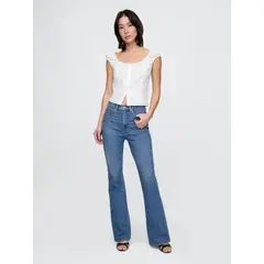 GAP - Jeans Mujer Flare 70S Azul