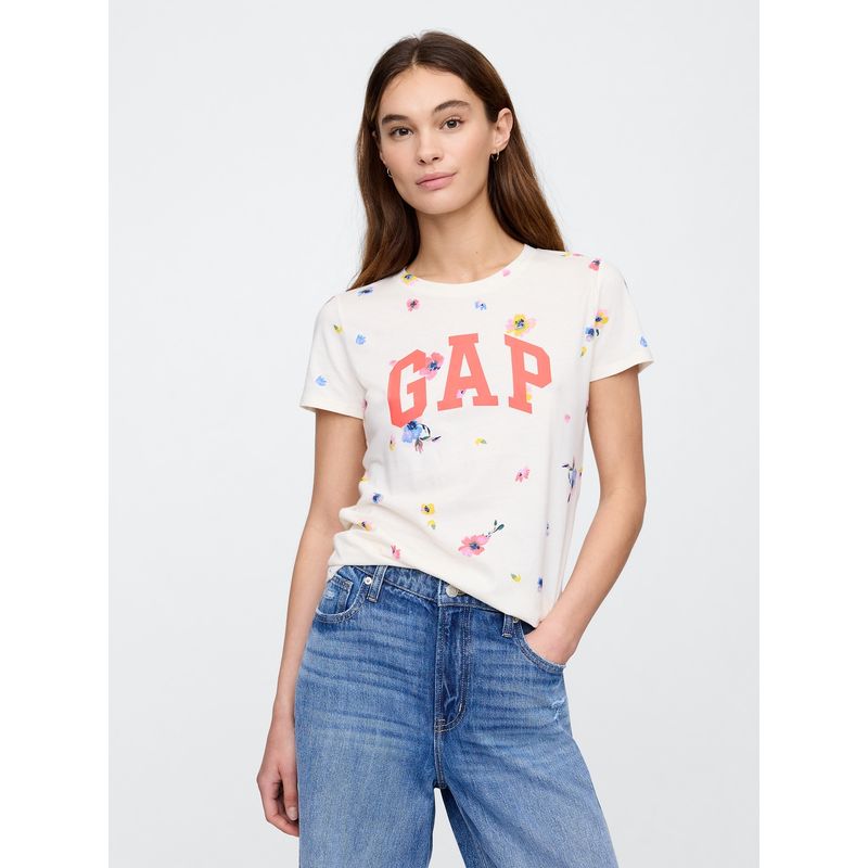 GAP - Polera Mujer Classic Manga Corta Multicolor Gap