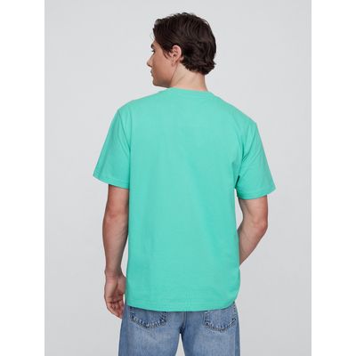 Imagen 2 del producto Polera Hombre Bolsillo Manga Corta Verde