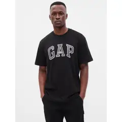 GAP - Polera Hombre Logo Athletic Manga Corta Negro