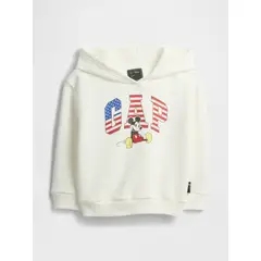 GAP - Polerón Toddler Niño Disney Usa Sin Cierre Blanco