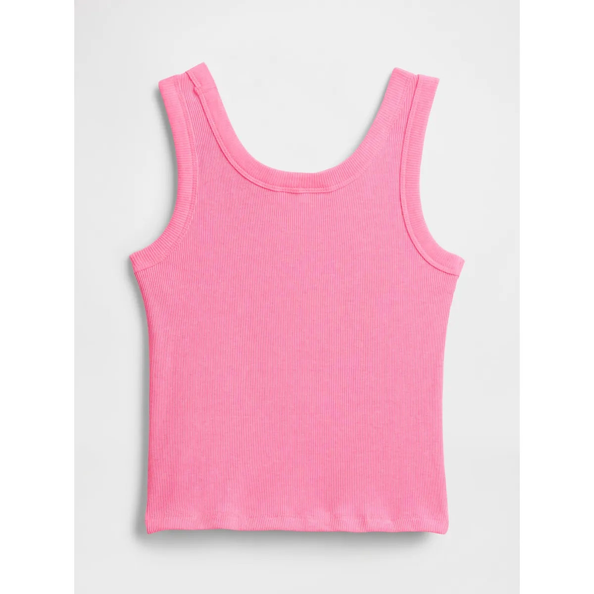 GAP - Polera Niña Ribbed Sin Manga Rosado Gap