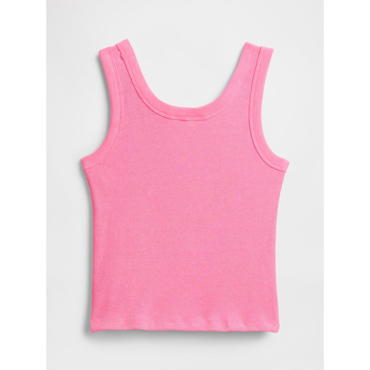 GAP - Polera Niña Ribbed Sin Manga Rosado Gap