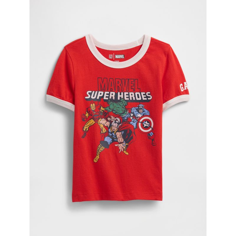 GAP - Polera Toddler Niño Gráfica Manga Corta Rojo Gap