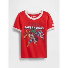GAP - Polera Toddler Niño Gráfica Manga Corta Rojo