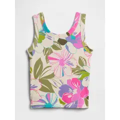 GAP - Polera Niña Ribbed Sin Manga Multicolor
