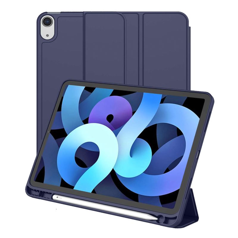 GENERICO - Fundas Smart Cover Para iPad Air 13 Pulgadas M3 2025 Azul Oscuro