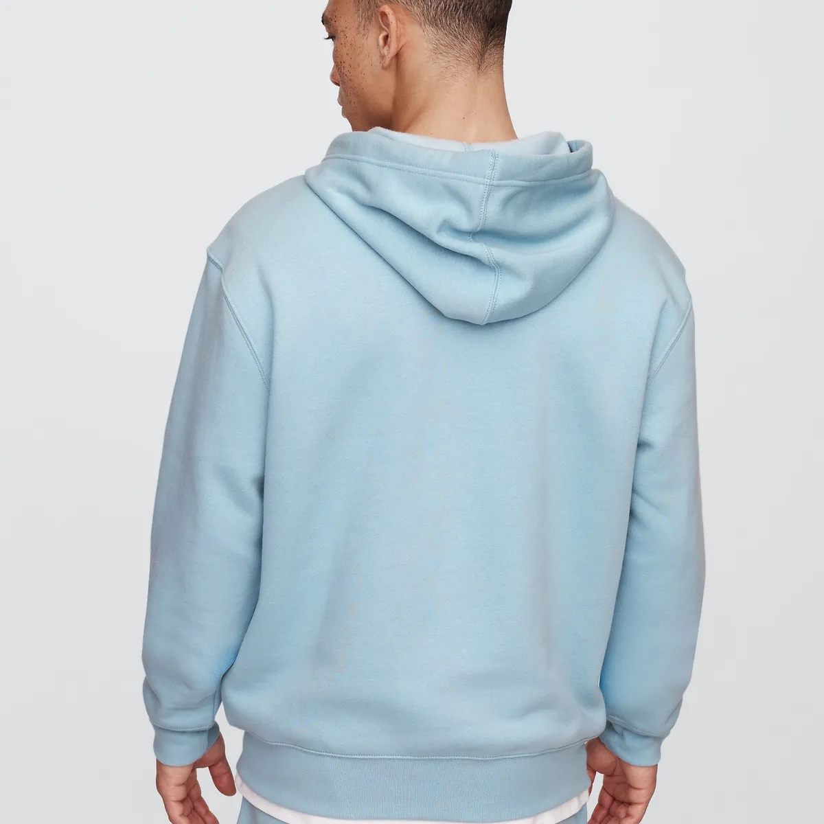 GAP - Polerón Hombre Logo Con Cierre Azul Gap