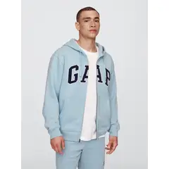 GAP - Polerón Hombre Logo Con Cierre Azul