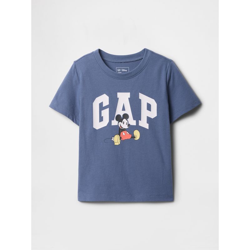 GAP - Polera Toddler Niño Mickey Mouse Manga Corta Azul Gap