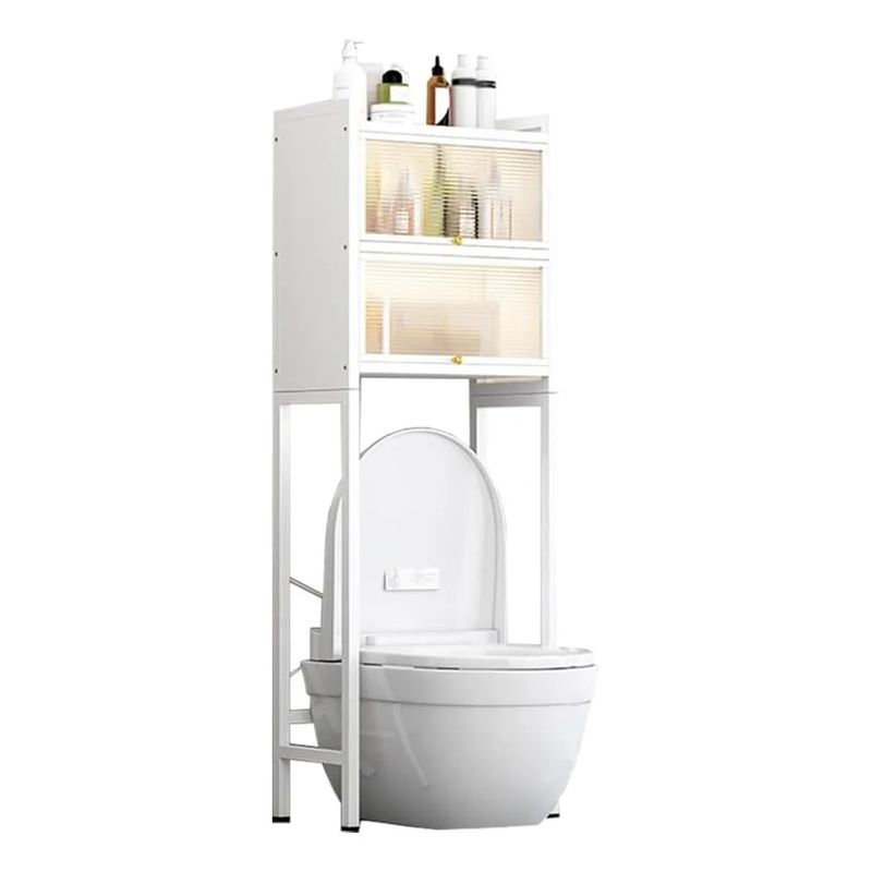 GENERICO - Estante De Organizador De 3 Niveles Para Baño 167cm Blanco