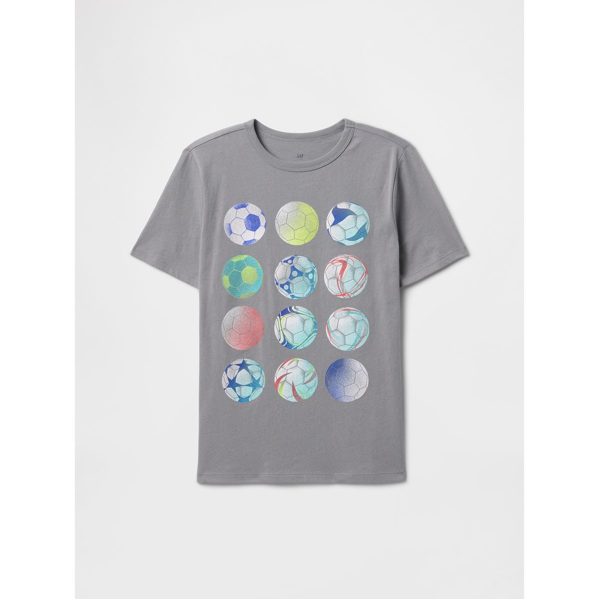 GAP - Polera Niño Color Balls Manga Corta Gris Gap