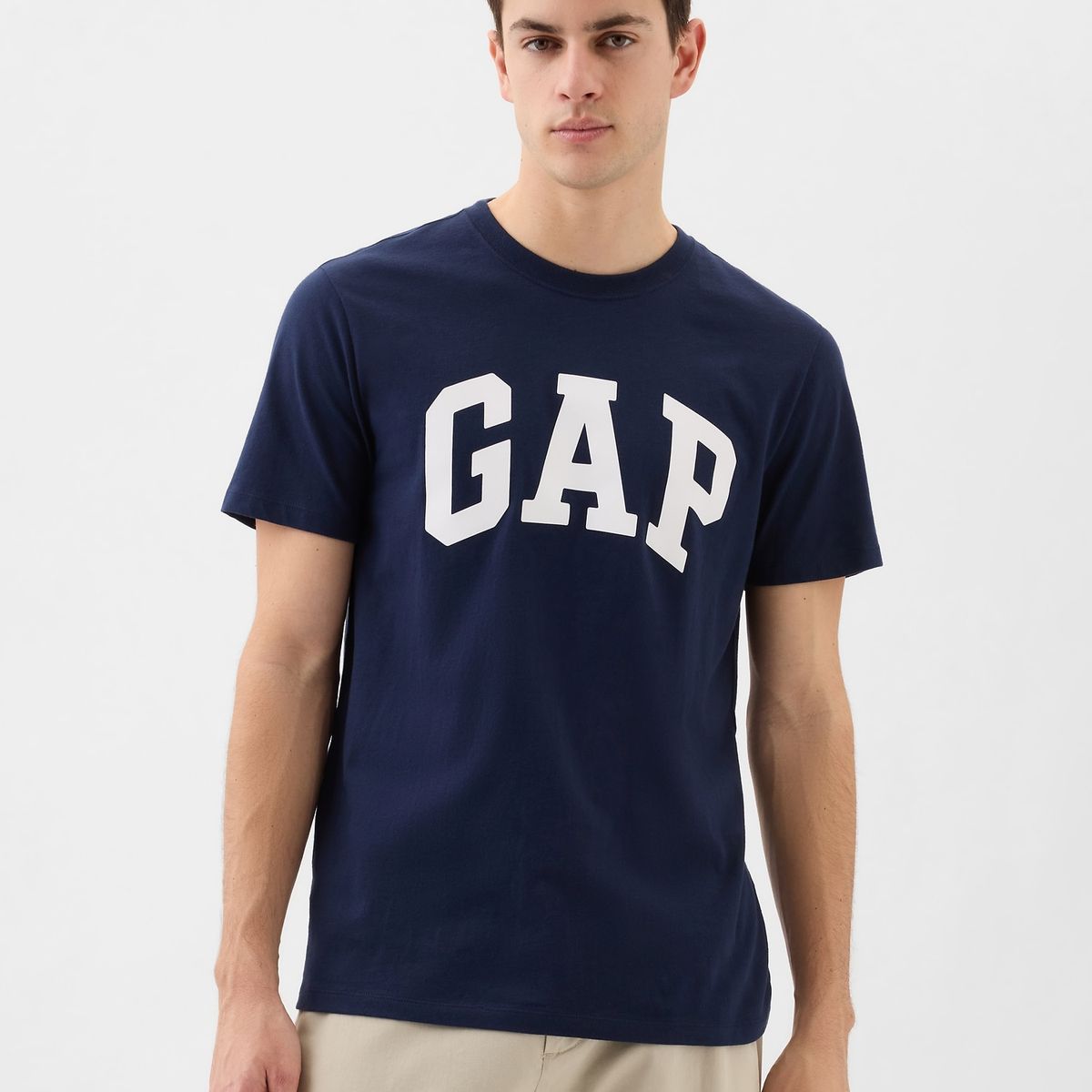 GAP - Pack 2 Poleras Hombre Logo Basic Manga Corta Azul Gap