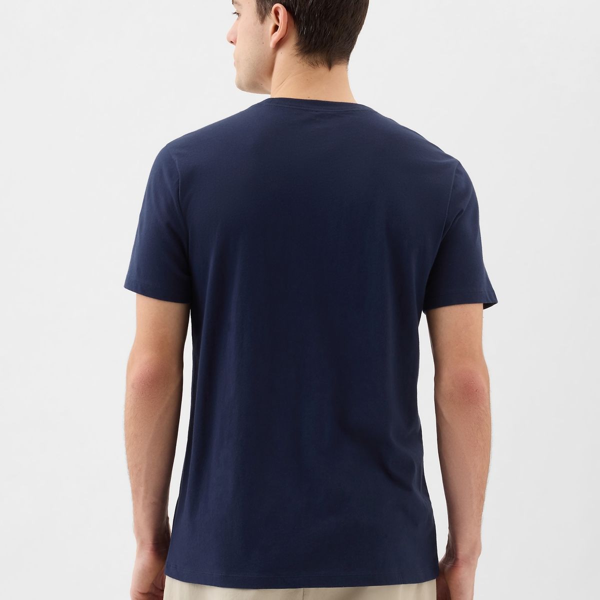 GAP - Pack 2 Poleras Hombre Logo Basic Manga Corta Azul Gap