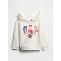 GAP - Polerón Toddler Niña Disney Usa Sin Cierre Blanco