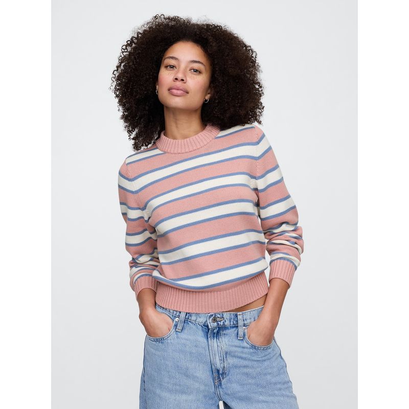 GAP - Sweater Mujer High Neck Striped Multicolor Gap