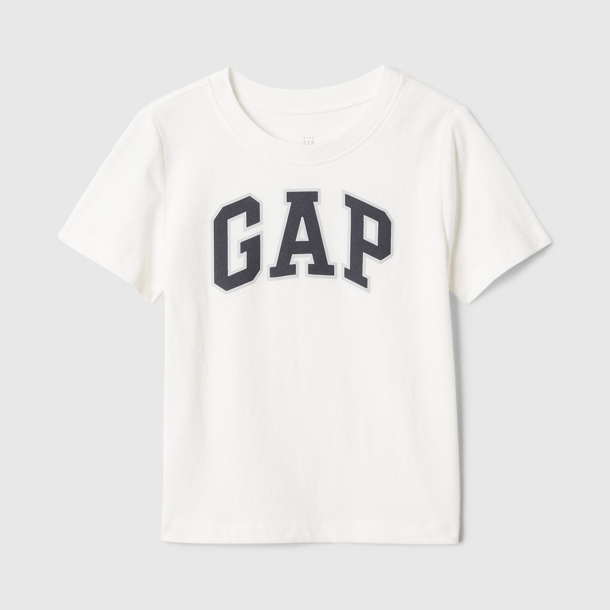 GAP - Polera Toddler Niño Logo V25 Manga Corta Blanco Gap