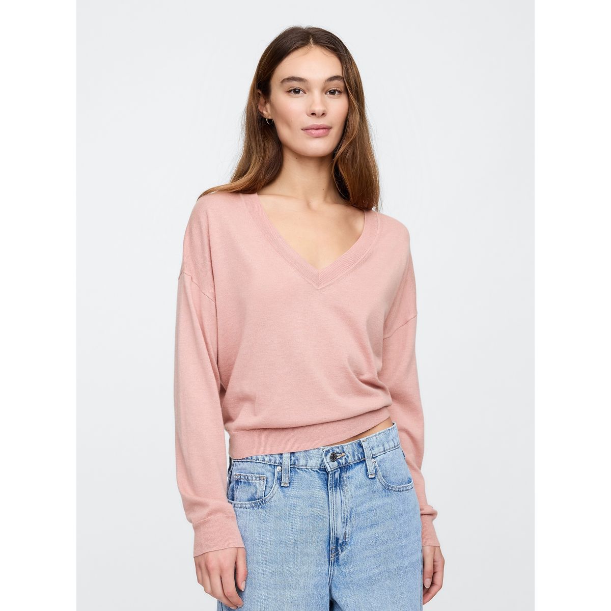 GAP - Sweater Mujer Lightweight Cashsoft Rosado Gap