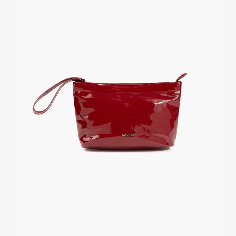 LOUNGE - Estuche Mujer Charol Rojo