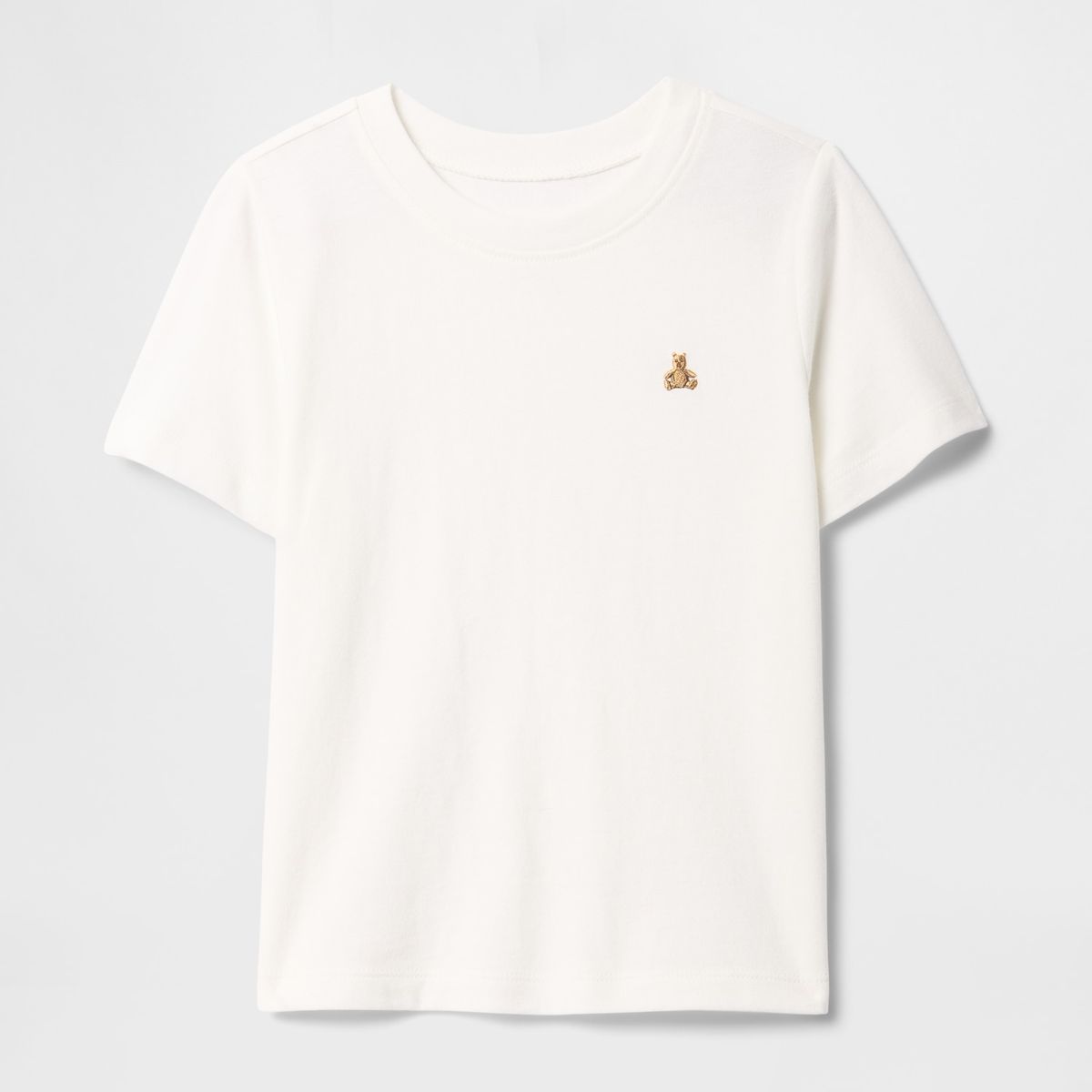 GAP - Polera Toddler Niño Solid Brannan Manga Corta Blanco Gap