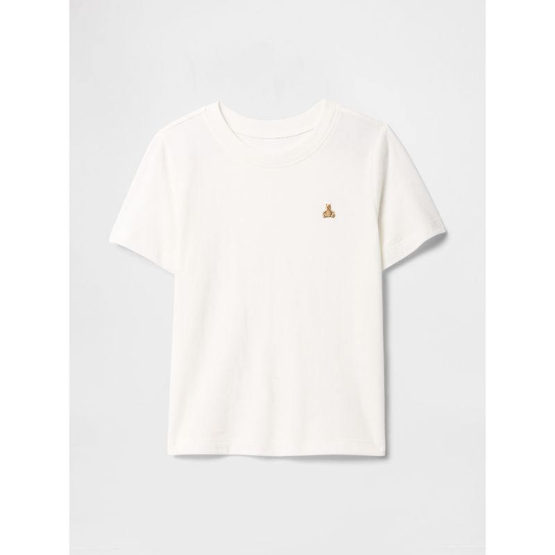 GAP - Polera Toddler Niño Solid Brannan Manga Corta Blanco Gap