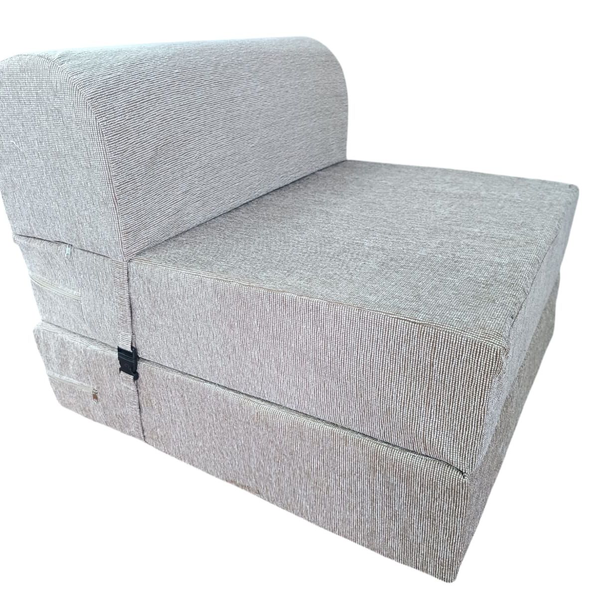RECUTEX - SOFA CAMA ESPUMA BEIGE  190X105X18 15pza