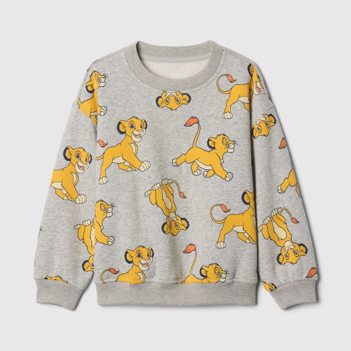 GAP - Polerón Toddler Niño Rey León Sin Cierre Gris Gap