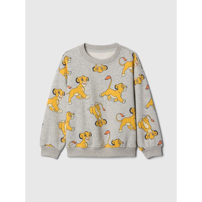 GAP - Polerón Toddler Niño Rey León Sin Cierre Gris Gap
