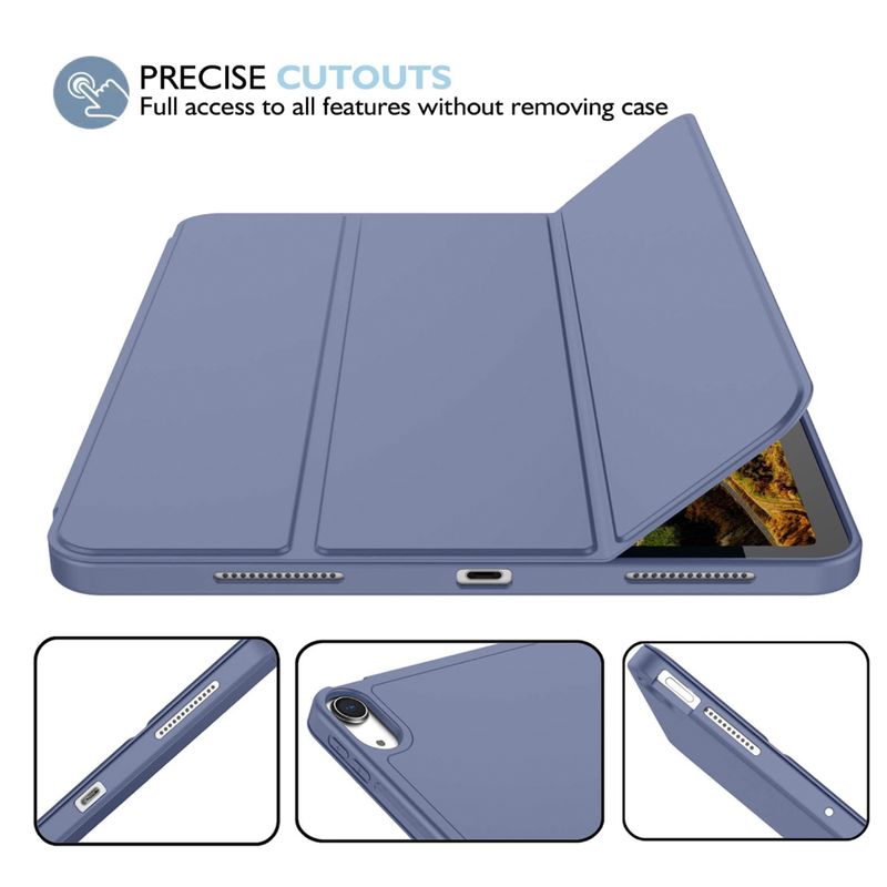 GENERICO - Fundas Smart Cover Para iPad Air 13 Pulgadas M3 2025 Gris