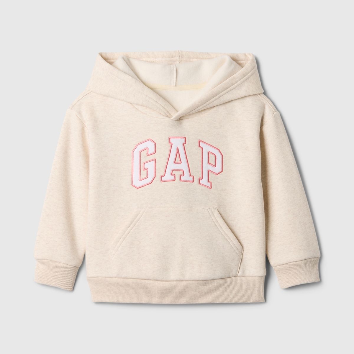 GAP - Polerón Toddler Niña Gap Logo Sin Cierre Beige