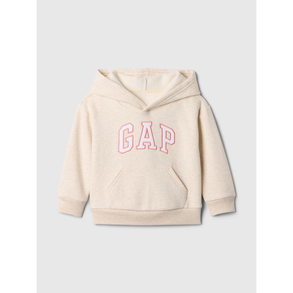 GAP - Polerón Toddler Niña Gap Logo Sin Cierre Beige
