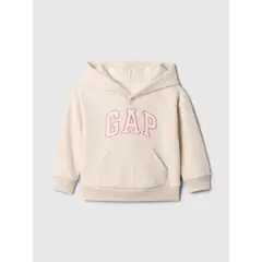 GAP - Polerón Toddler Niña Logo Sin Cierre Beige