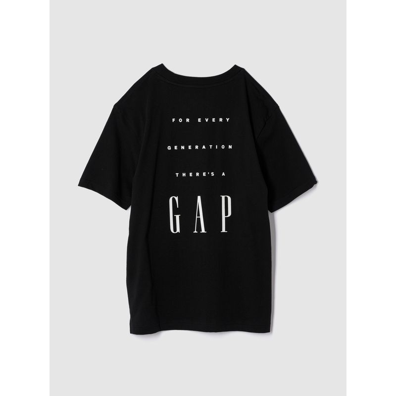 GAP - Polera Hombre Logo 90S Manga Corta Negro Gap