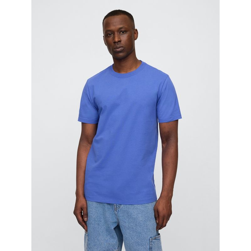 GAP - Polera Hombre Crewneck V25 Manga Corta Azul Gap