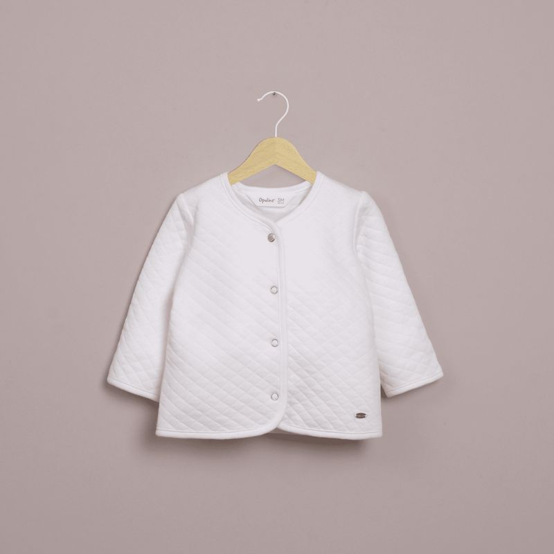 OPALINE - Chaqueta Blanco de Bebé 40553