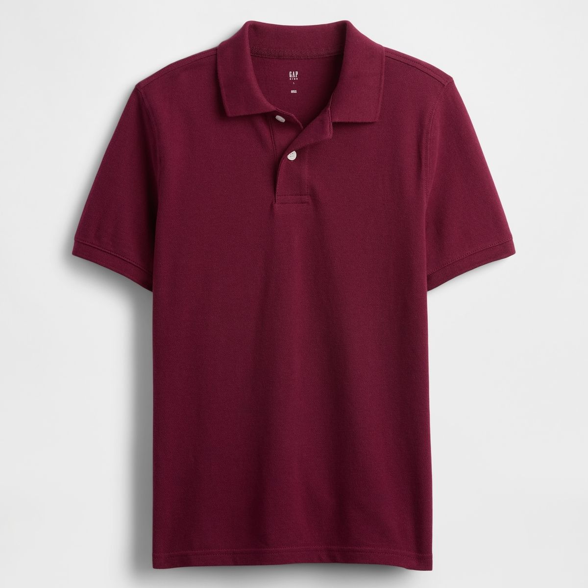 GAP - Polera Niño Gap Piqué Polo Manga Corta Rojo