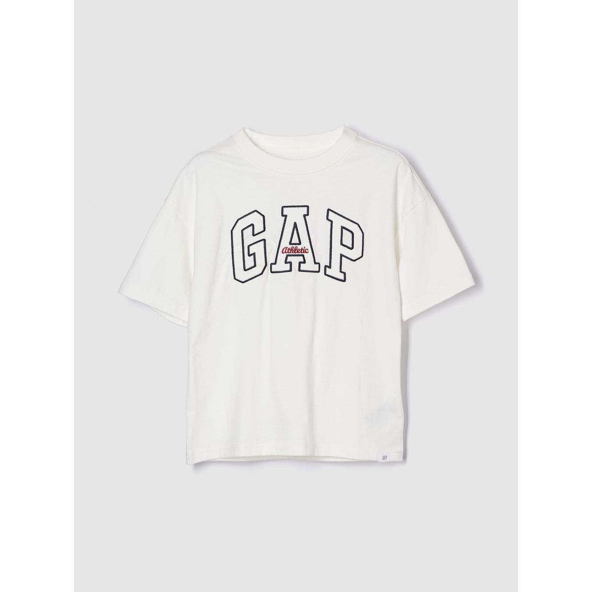 GAP - Polera Niño Logo Manga Corta Blanco Gap