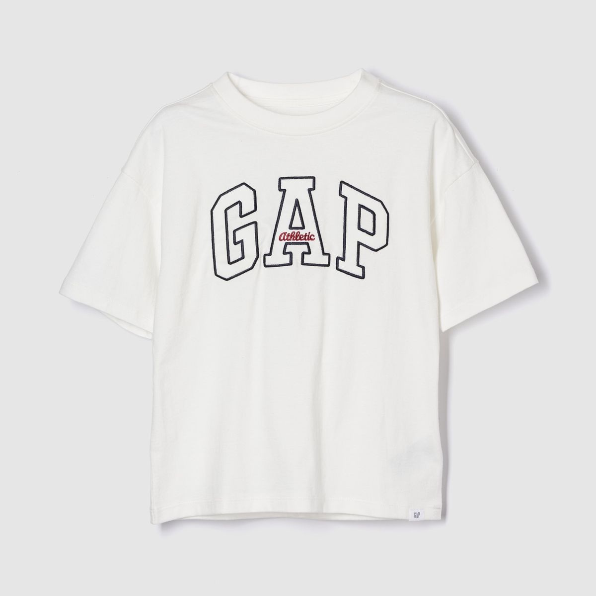 GAP - Polera Niño Logo Manga Corta Blanco Gap