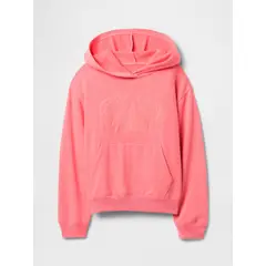 GAP - Polerón Niña Logo Heritage Sin Cierre Rosado