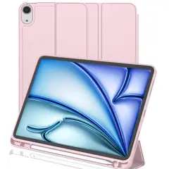 GENERICO - Fundas Smart Cover Para iPad Air 13 M2 2024 Rosa