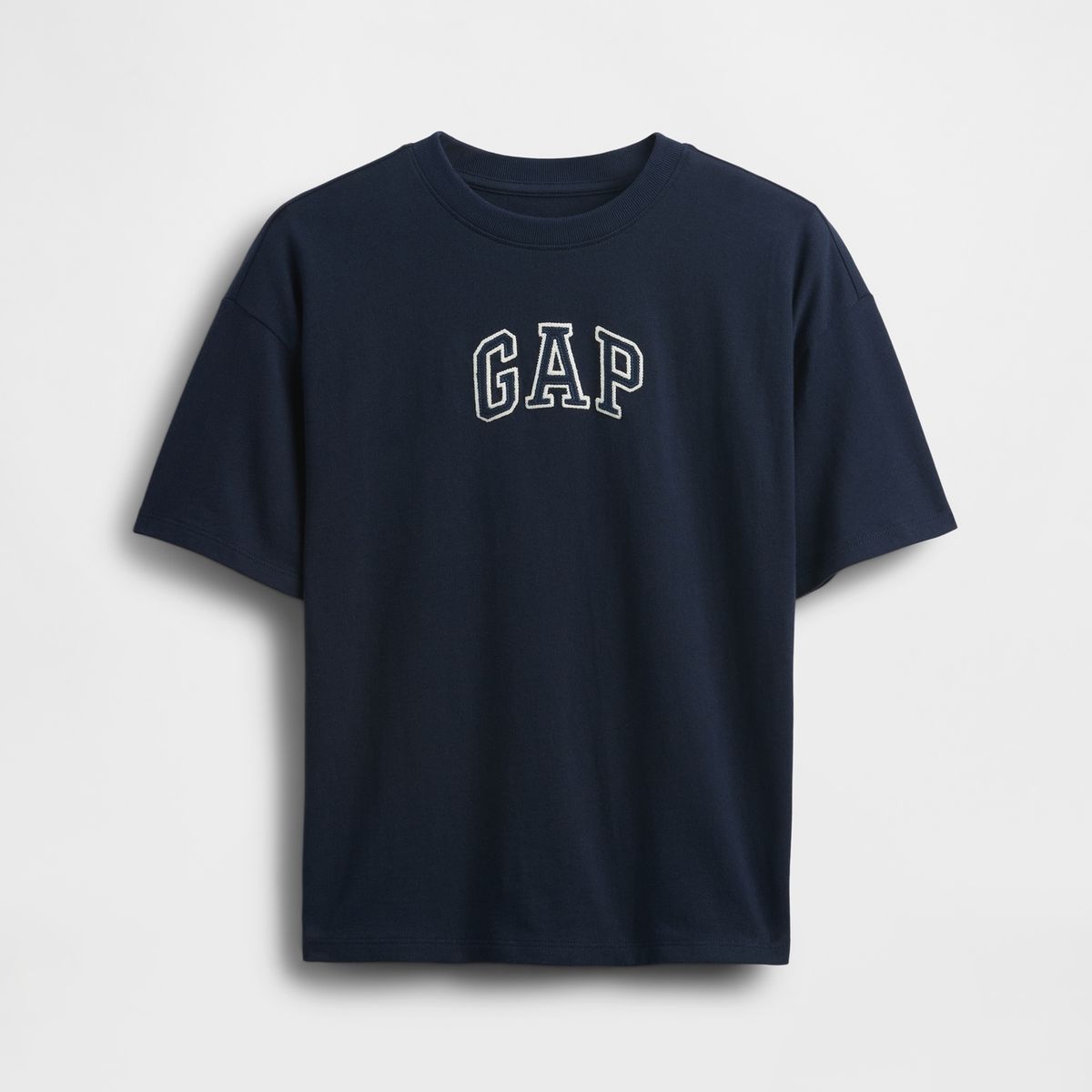 GAP - Polera Niño Logo Original Manga Corta Azul Marino Gap