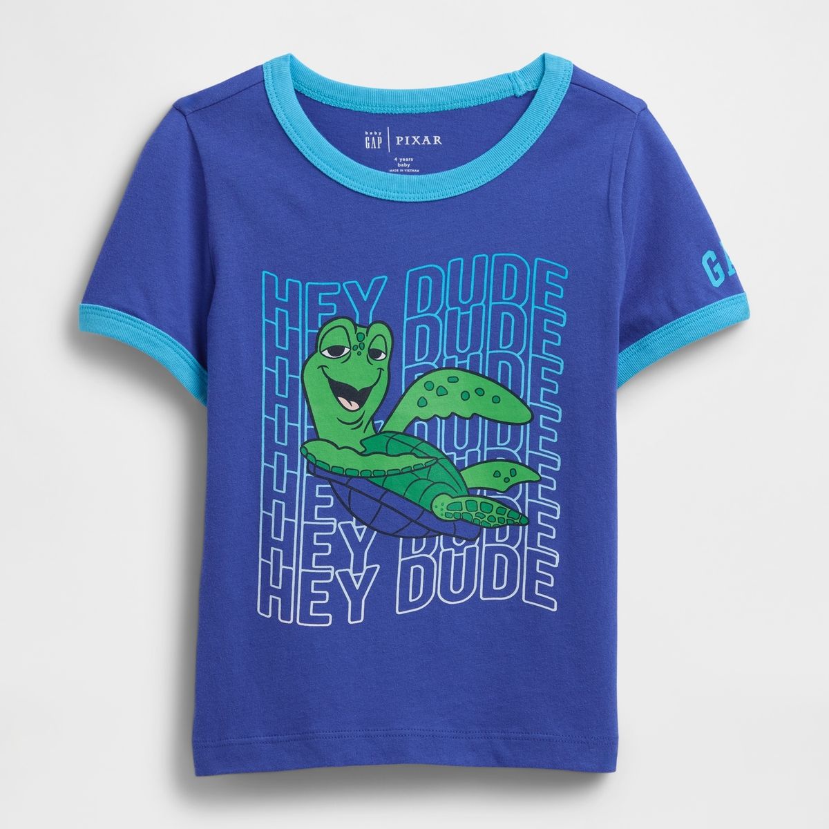 GAP - Polera Toddler Niño Gap Disney Manga Corta Azul