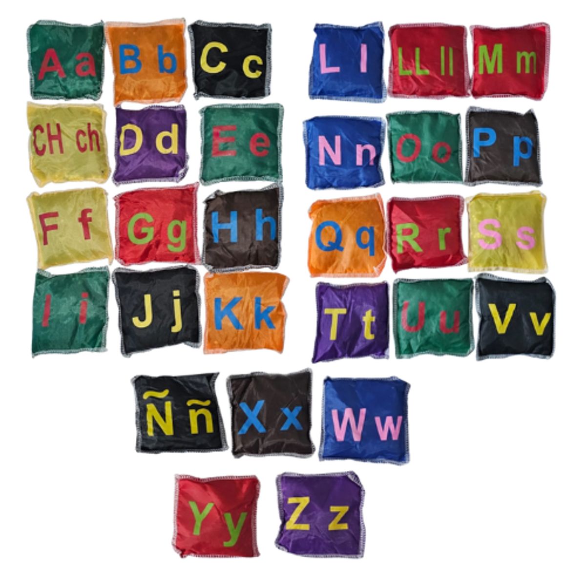 GENERICO - Set Saquitos de lanzamiento alfabeto